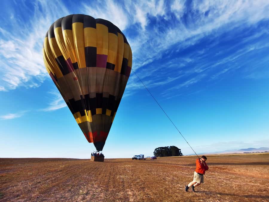 Hot air Balloon and Cape Winelands Private guided tour - The guide can make or break the day
