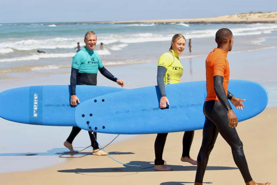 Jeffreys Bay: Private Surfing Lesson for Beginners - Standing up is the big beginner milestone