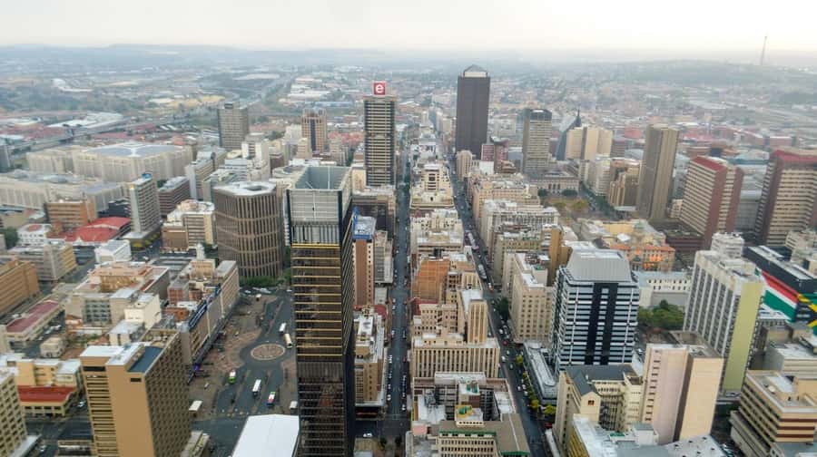 Johannesburg and Soweto: Half-Day Tour - The return route past Soccer City