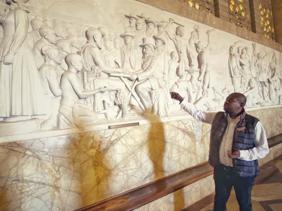 Johannesburg: Pretoria and Cullinan Diamond Mine Tour - Voortrekker Monument: the largest history lesson of the day