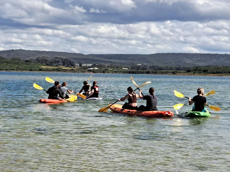 Kayaking Jeffreys Bay - Wind can decide the day