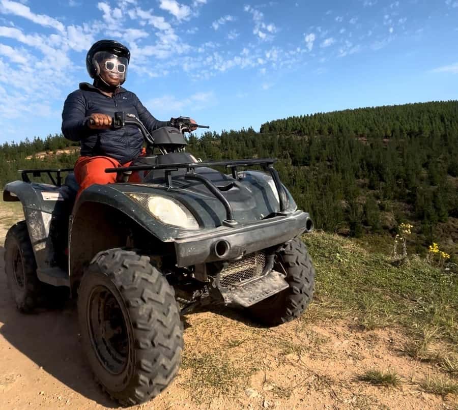 Knysna: Guided Quad Bike Tour in the Forest - Getting familiar with the quad bike