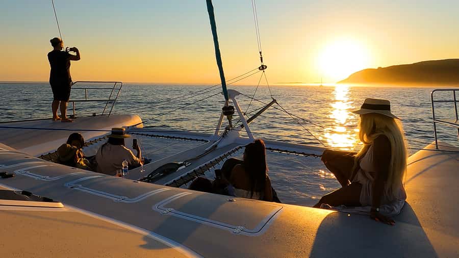 Knysna: Luxury Sunset Cruise with Captain's Barbeque - Life aboard the 55-foot catamaran