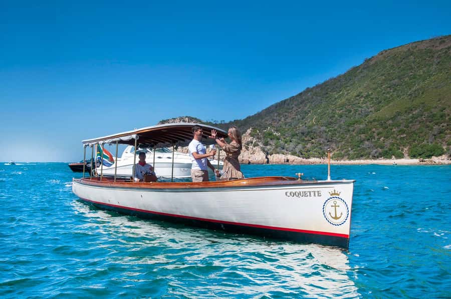 Knysna: Sightseeing Cruise on Coquette - The Knysna Heads from the water