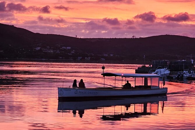 Knysna Sunset Cruise aboard Coquette - Setting out from Thesen Island at 6:00 pm