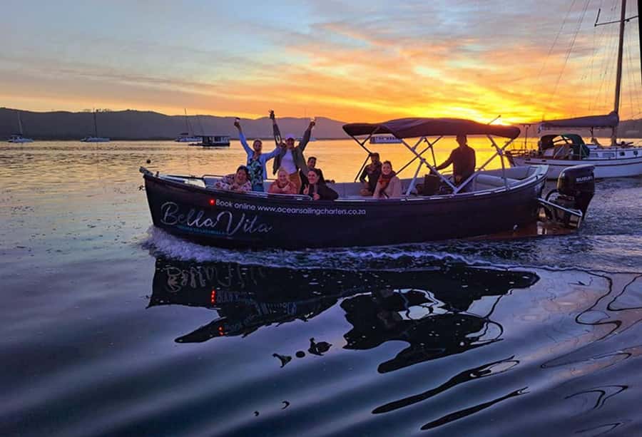 Knysna: Sunset Lagoon Cruise - A quiet sunset on Knysna Lagoon