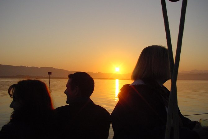Knysna Sunset Sailing Cruise, Light Dinner & Bubbly - Returning to the Lagoon for Bubbly and Dinner