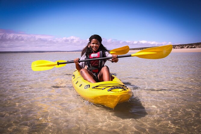 Langebaan Lagoon Island Kayak Experience - A short lesson before you reach Schaapen Island