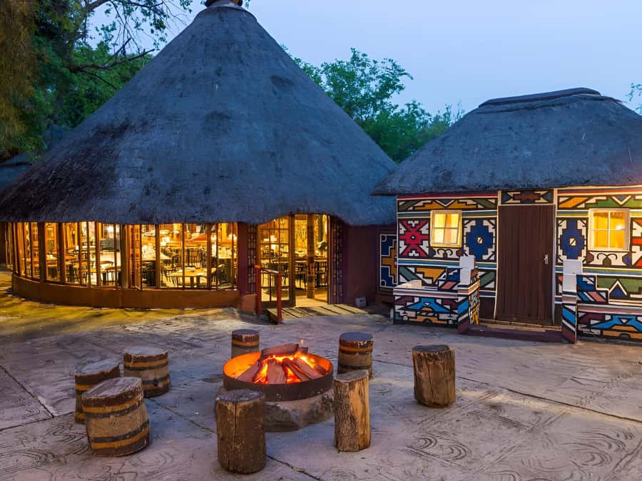 Lesedi Cultural Village with lunch or dinner cultural food - Small details that improve the day