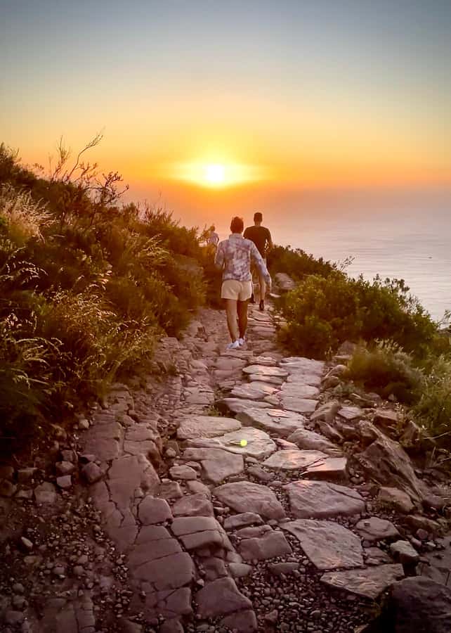 Lion's Head Sunrise or Sunset Hike + Hotel Pick-Up - Chains, ladders, and the final push