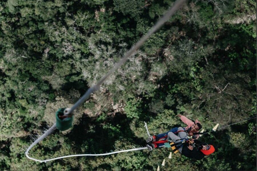 Plettenberg Bay: Bungee Jumping with Zipline and Sky Walk - The zipline is your first test