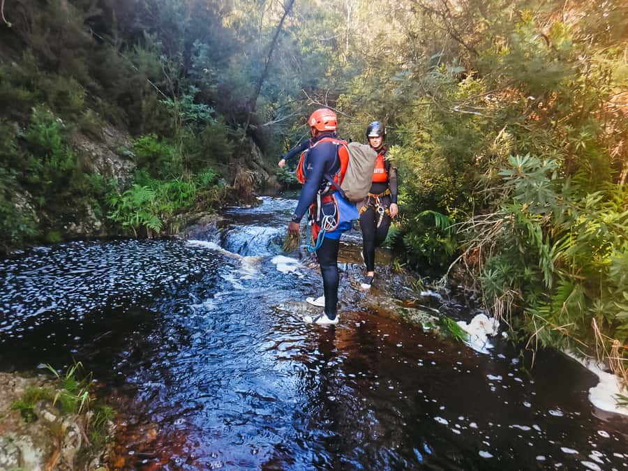 Plettenberg Bay: Canyoning Trip - Photos, showers, and the end of the trip