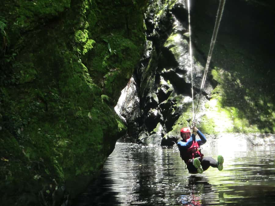 Plettenberg Bay: Canyoning Trip - Swimming, scrambling, and the first river jump
