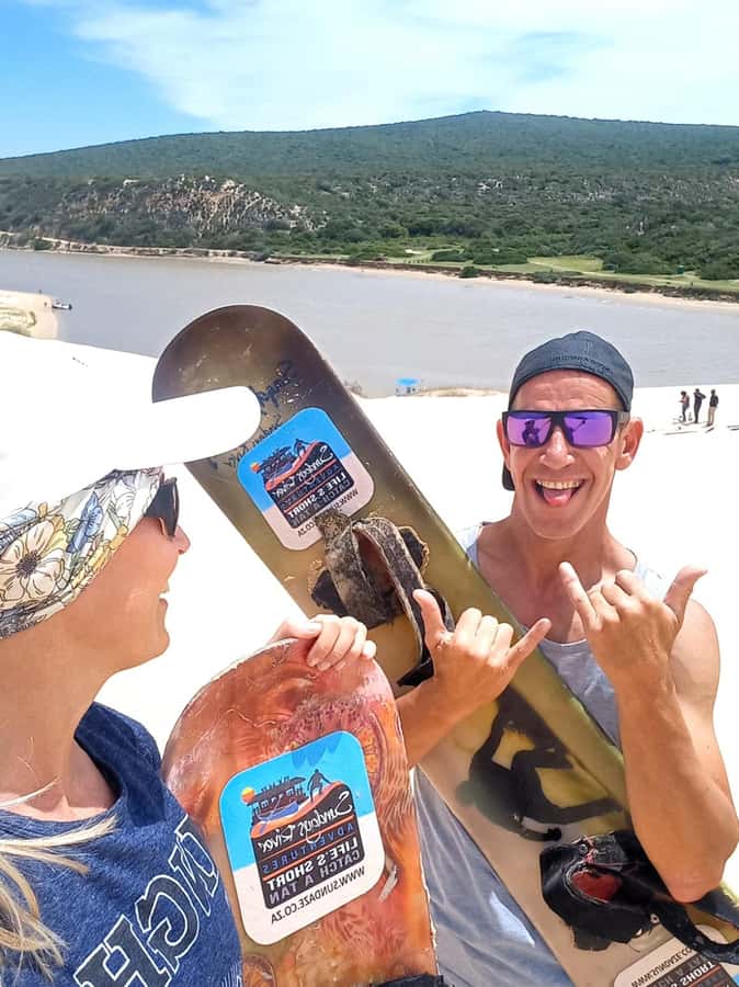 Port Elizabeth: Sandboarding with Short Boat Trip - Two hours or three hours at the dunes