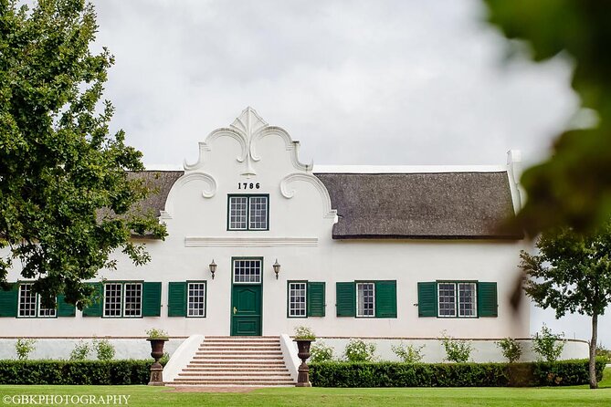 Private Package to Finest Vineyards - Stellenbosch pickup - What the price includes, and what it does not