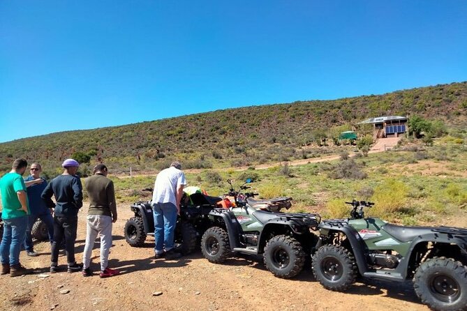 Quad Bike Fun Ride in Oudtshoorn Western Cape - Riding into the Klein Karoo from Perdeskoendraai Farm