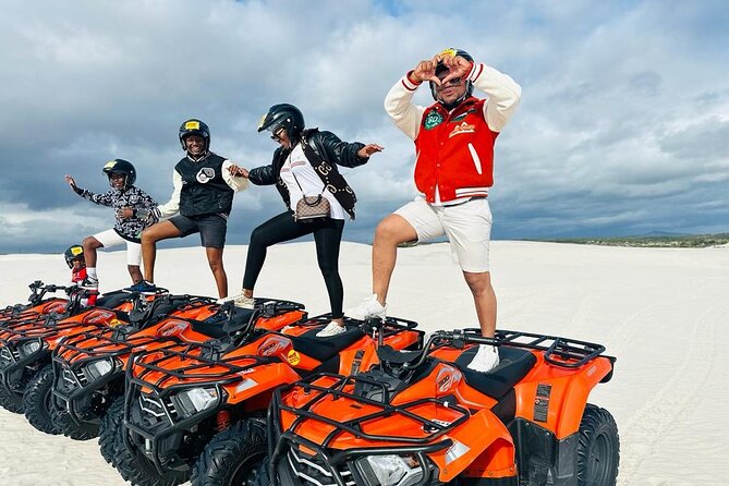 Quad bike in the Atlantis sand dunes Cape Town - Riding the Atlantis Dunes north of Cape Town