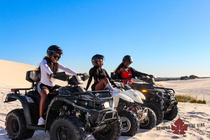 Quad bike in the Atlantis sand dunes Cape Town - The guides make a real difference