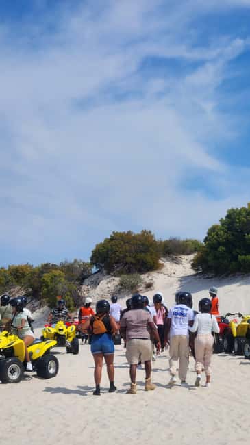 Quad biking Cape Town Atlantis Dunes - Riding the Atlantis Dunes near Cape Town