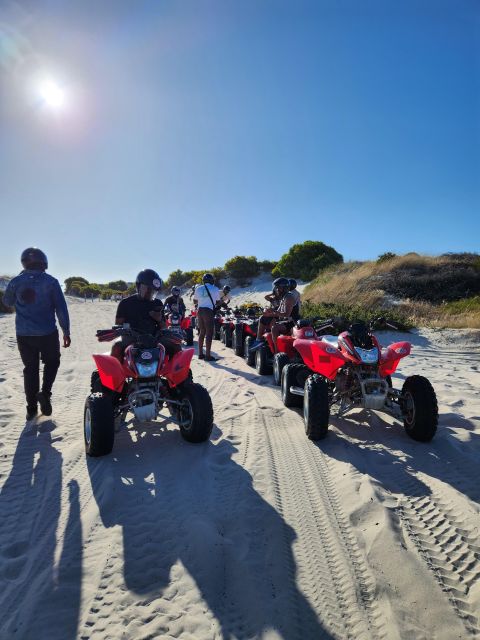 Quad biking Cape Town Atlantis Dunes - The first 10 minutes: getting used to the sand