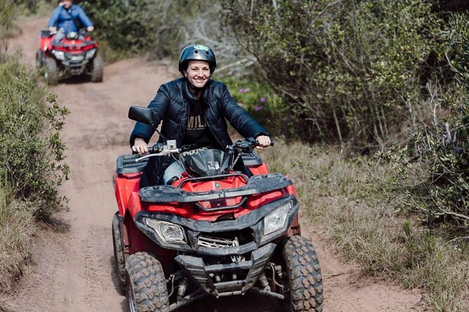 Quad Biking Fun Ride in Wilderness Garden Route - Following the twisting forest route