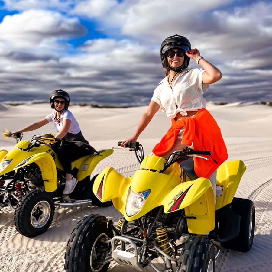 Quad Biking Tour , Atlantis dunes Capetown - The safety briefing is part of the experience