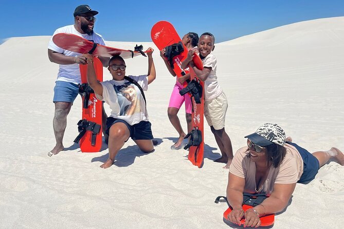 Sandboarding Atlantis Dunes Cape Town - From small slopes to faster runs
