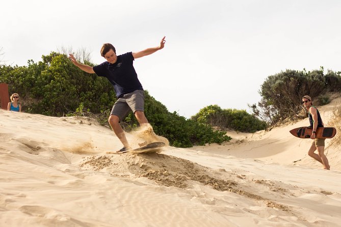 Sandboarding in Jeffreys Bay, South Africa - What the Sand Feels Like for a Beginner