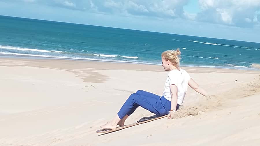 Sandboarding Jeffreys Bay - What the $23 price includes