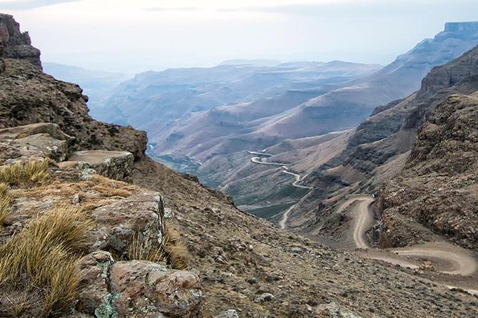 Sani Pass day trip - Climbing the switchbacks into the Drakensberg