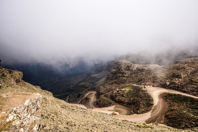 Sani Pass Tour into Lesotho from Underberg and Himeville - Taking on the sharp curves of Sani Pass