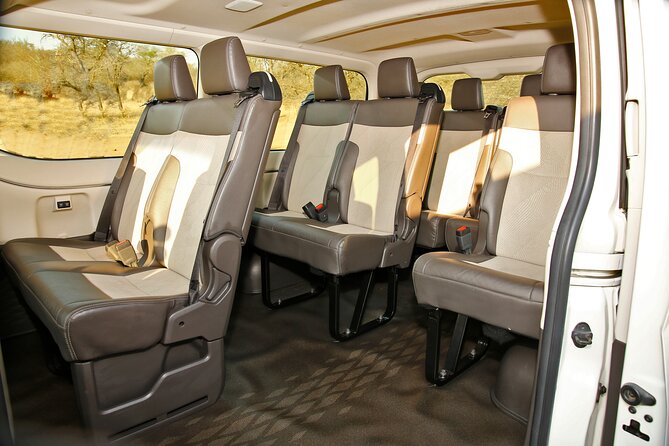 Shared Johannesburg Transport Shuttle to Hoedspruit - What the shared vehicle feels like