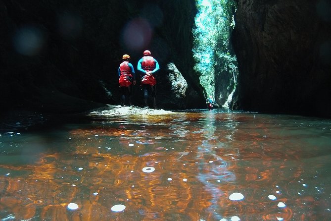 Short Canyoning Trip in The Crags - Entering the canyon near Plettenberg Bay