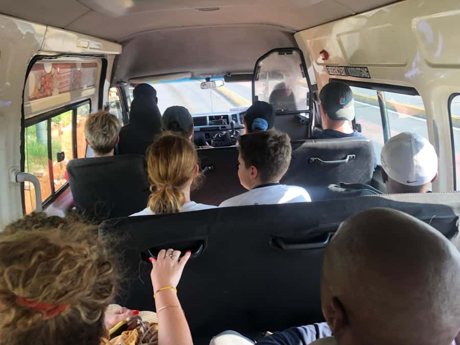 Soweto: Hector Pieterson Memorial, to Orlando Towers Tour - Riding a minibus taxi to Orlando East