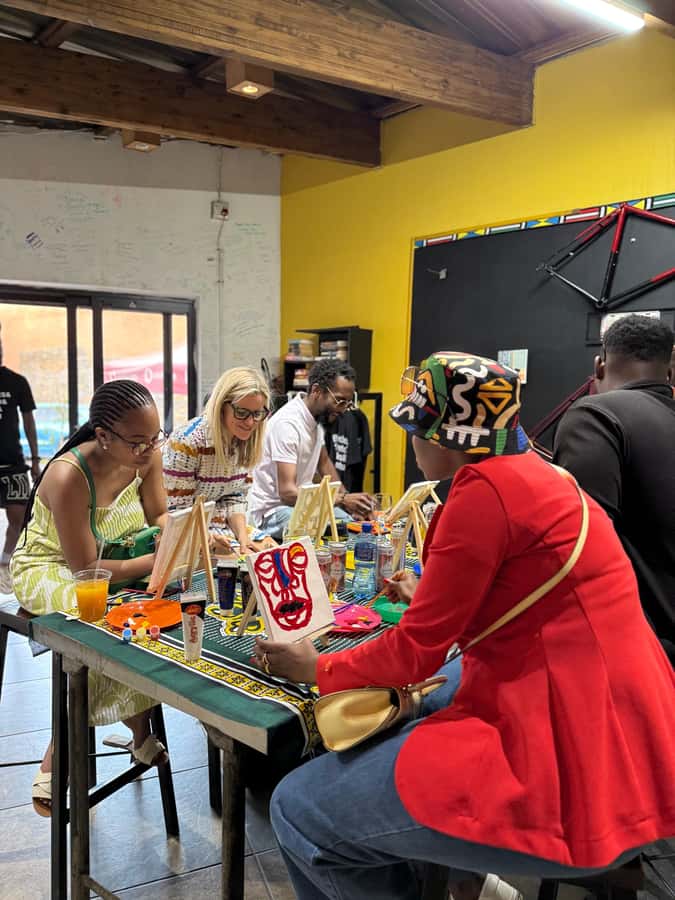 Soweto: Sip & Paint Walking Tour & Take Home a Canvas - Starting at 7346 Kumalo Street
