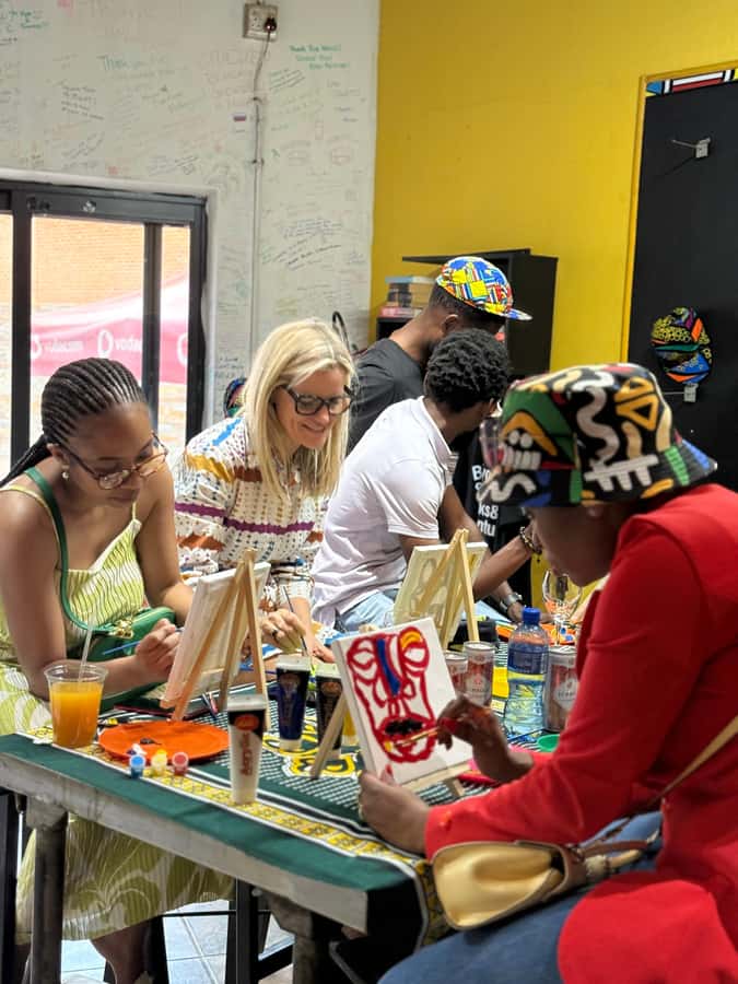 Soweto: Sip & Paint Walking Tour & Take Home a Canvas - Orlando West and the stories behind the murals
