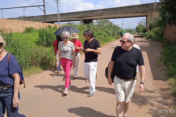 Soweto walking tour with a taxi ride - The taxi ride and Orlando Towers