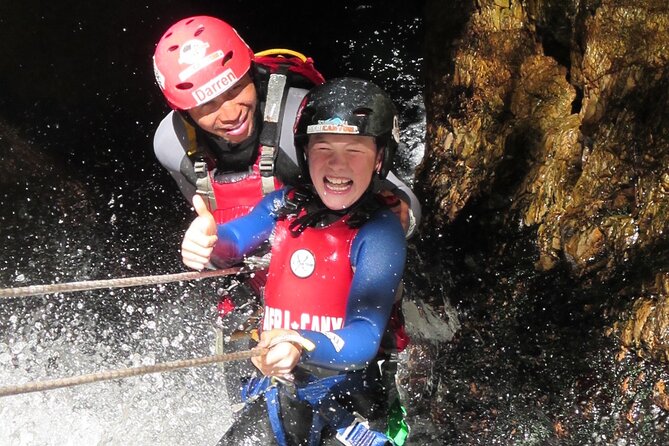 Standard Canyoning Trip in The Crags, South Africa - Rappelling down the 25-meter waterfall