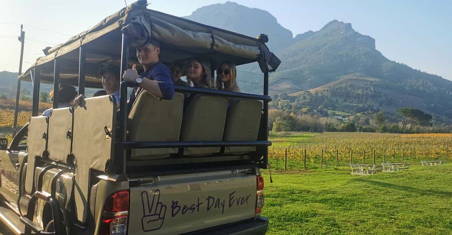 Stellenbosch North Guided Wine Safari (Tastings Excluded) - First stop: Stark-Condé and the Postcard Café