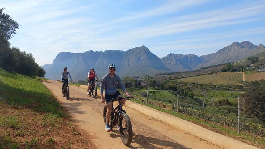 Stellenbosch: Stellenbosch E-Bike & Wine Tour (Shared Tour) - Riding into the Banghoek Valley