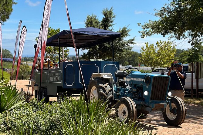 Stellenbosch Wine Tractor hop-on-hop off wine tasting tour - The 65-minute stop rule