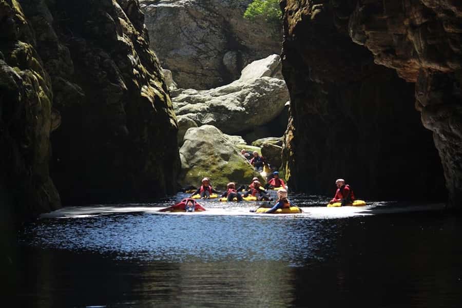 Storms River: Tsitsikamma National Park Blackwater Tubing - From Storms River Village to the gorge