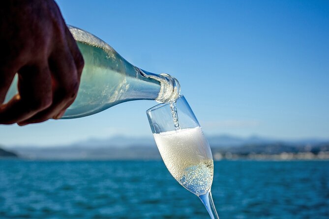 Sunset Boat Cruise on Bella Vita Champagne Lounger - Cruising across Knysna Lagoon