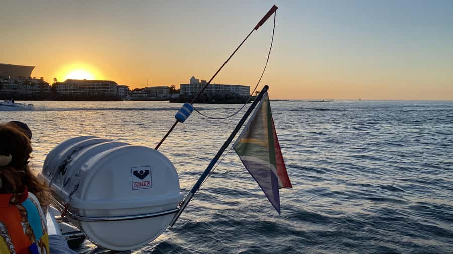 Sunset Cruise with Cape Town Cruises - The first stretch across the Atlantic