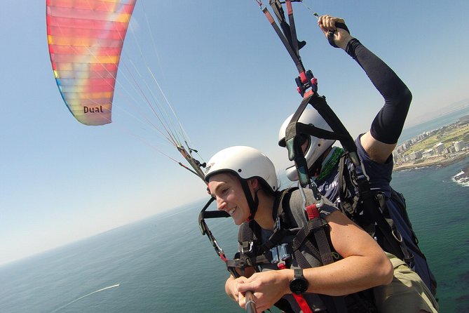 Tandem Paragliding Cape Town Experience TABLE MOUNTAIN PARAGLIDE - Takeoff feels more like a run than a leap