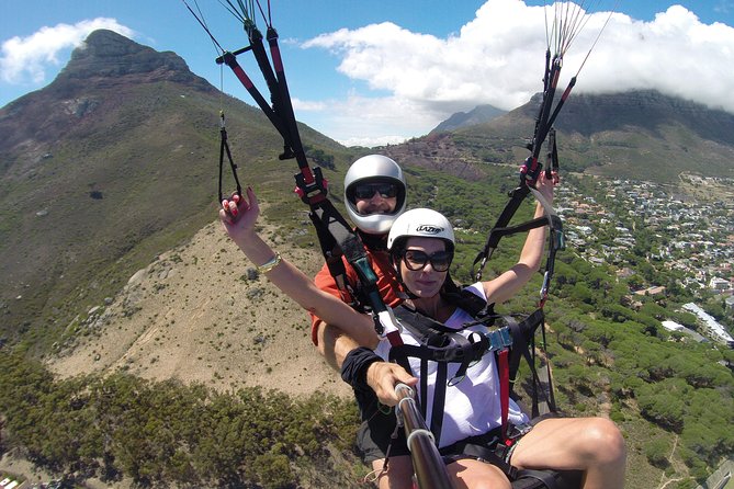 Tandem Paragliding Cape Town Experience TABLE MOUNTAIN PARAGLIDE - Photos and video are useful, but they add to the cost
