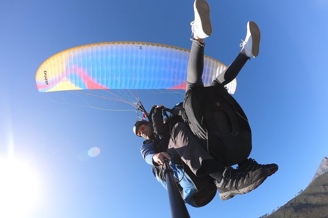 Tandem Paragliding in Cape Town - What you see once the wing catches the wind