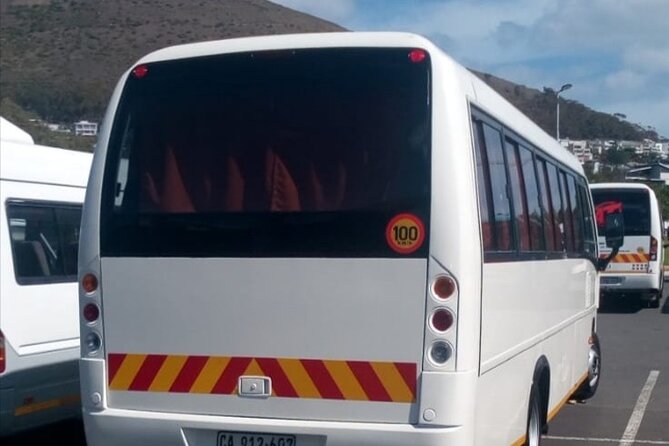 Vehicle Hire Full Day 10Hour Chauffeur Drive Cape Town to 15 PAX - How the 180-kilometer limit affects your route
