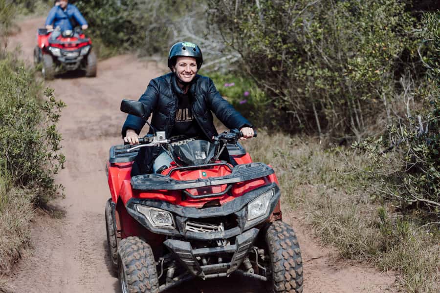 WILDERNESS GARDEN ROUTE QUAD BIKE FUN RIDE - How the 45-minute timing fits a Garden Route day