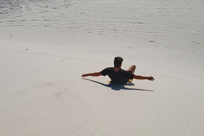 WildX Sandboarding the Real White Sand Dunes Atlantis Cape Town - How the roughly two-hour session works